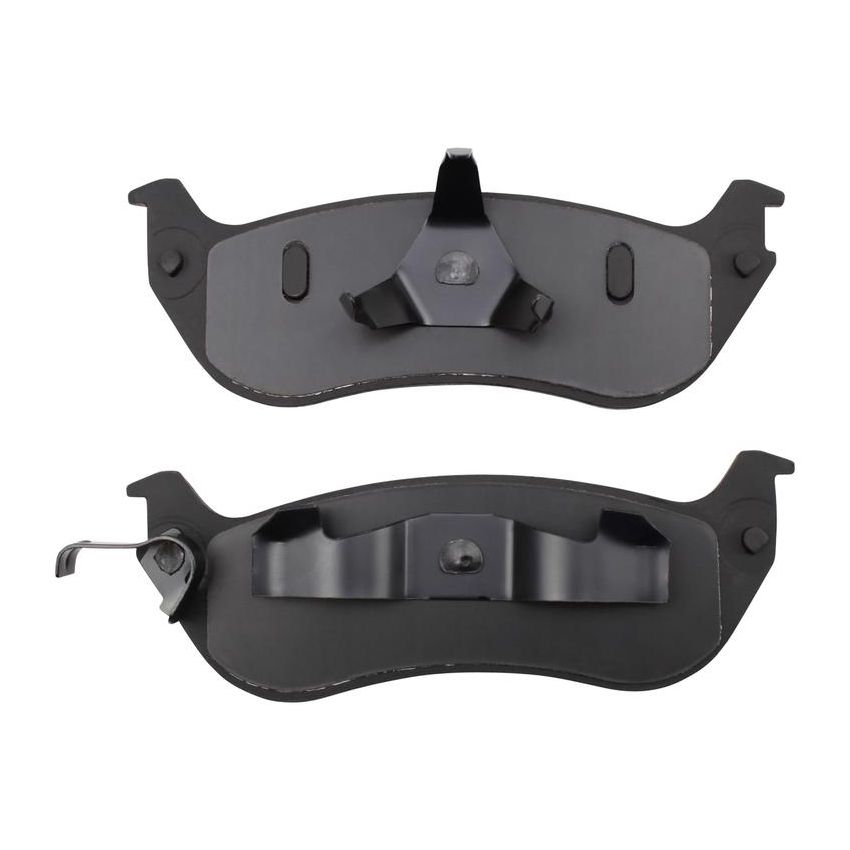 MPA 1001-0674M Quality-Built Premium Semi-Metallic Brake Pads w/ Hardware