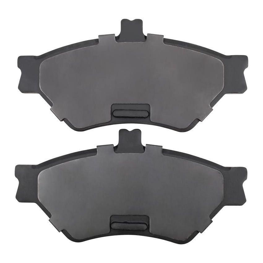 MPA 1001-0678M Quality-Built Premium Semi-Metallic Brake Pads w/ Hardware
