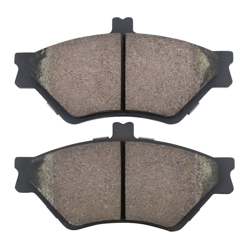 MPA 1001-0678M Quality-Built Premium Semi-Metallic Brake Pads w/ Hardware