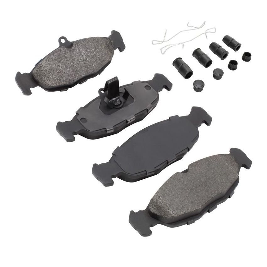 MPA 1001-0688AM Quality-Built Premium Semi-Metallic Brake Pads w/ Hardware