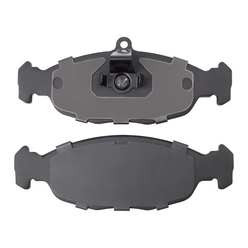 MPA 1001-0688AM Quality-Built Premium Semi-Metallic Brake Pads w/ Hardware