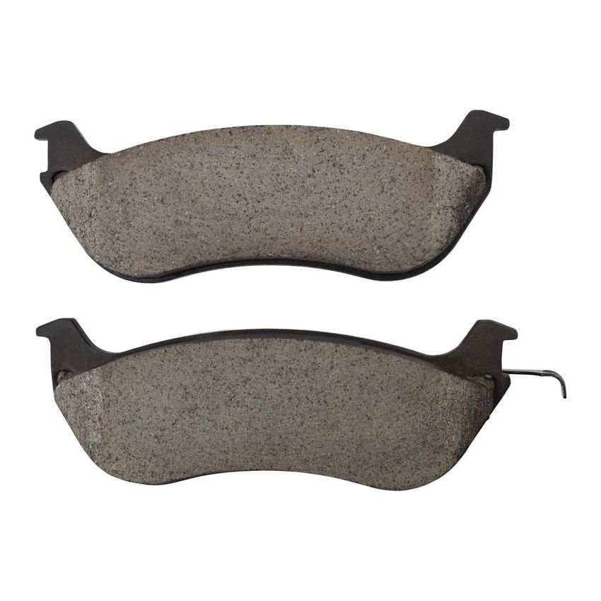 MPA 1001-0690M Quality-Built Premium Semi-Metallic Brake Pads w/ Hardware