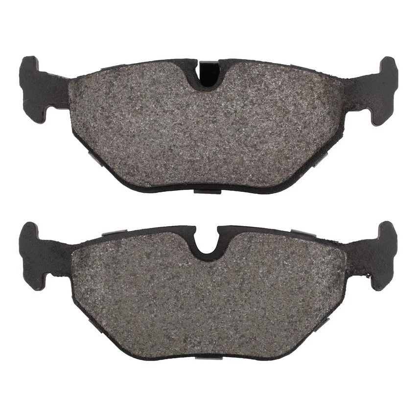MPA 1001-0692BM Quality-Built Premium Semi-Metallic Brake Pads w/ Hardware