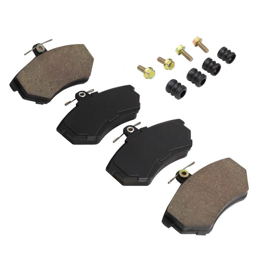MPA 1001-0696M Quality-Built Premium Semi-Metallic Brake Pads w/ Hardware