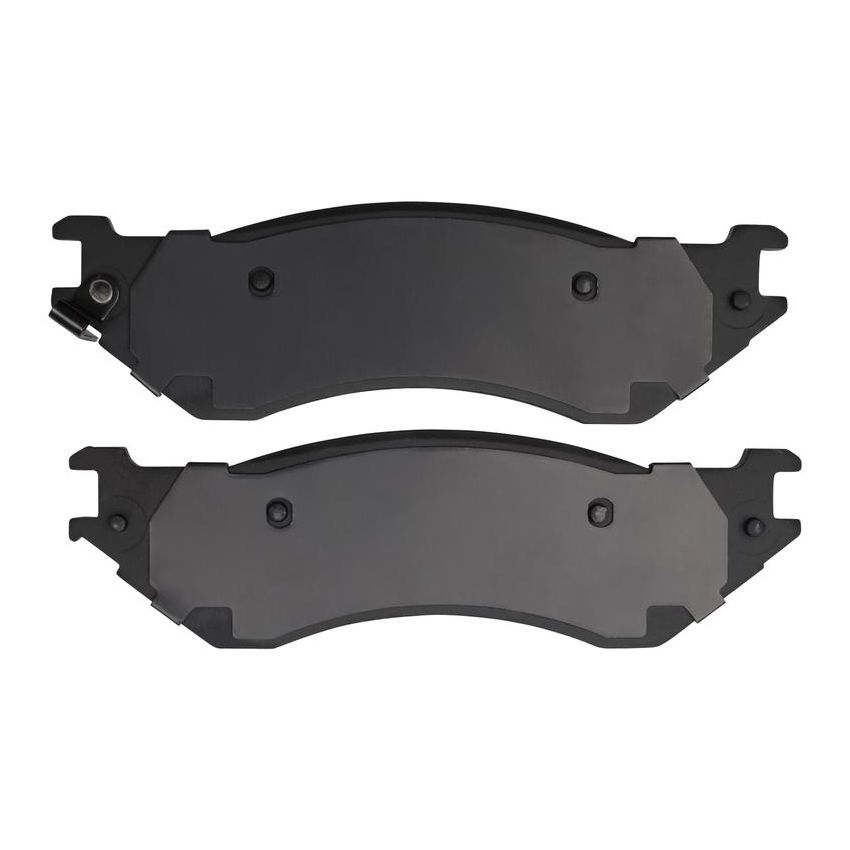 MPA 1001-0702BM Quality-Built Premium Semi-Metallic Brake Pads w/ Hardware