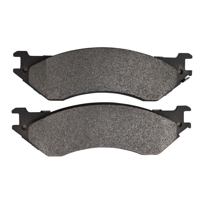 MPA 1001-0702BM Quality-Built Premium Semi-Metallic Brake Pads w/ Hardware