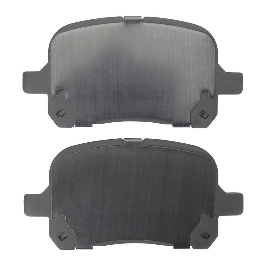 MPA 1001-0707M Quality-Built Premium Semi-Metallic Brake Pads w/ Hardware
