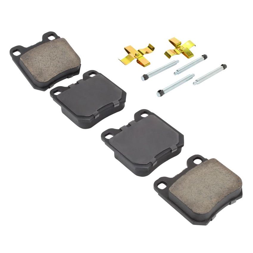 MPA 1001-0709M Quality-Built Premium Semi-Metallic Brake Pads w/ Hardware