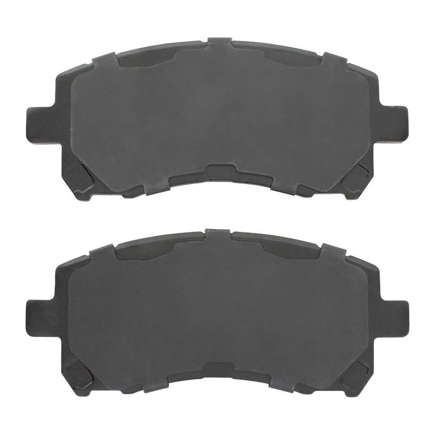 MPA 1001-0721M Quality-Built Premium Semi-Metallic Brake Pads w/ Hardware
