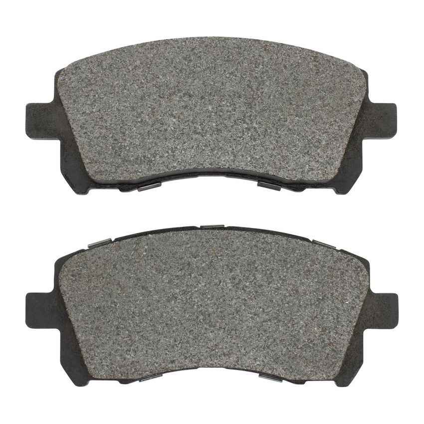 MPA 1001-0721M Quality-Built Premium Semi-Metallic Brake Pads w/ Hardware