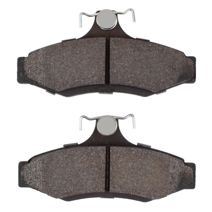 MPA 1001-0724M Quality-Built Premium Semi-Metallic Brake Pads