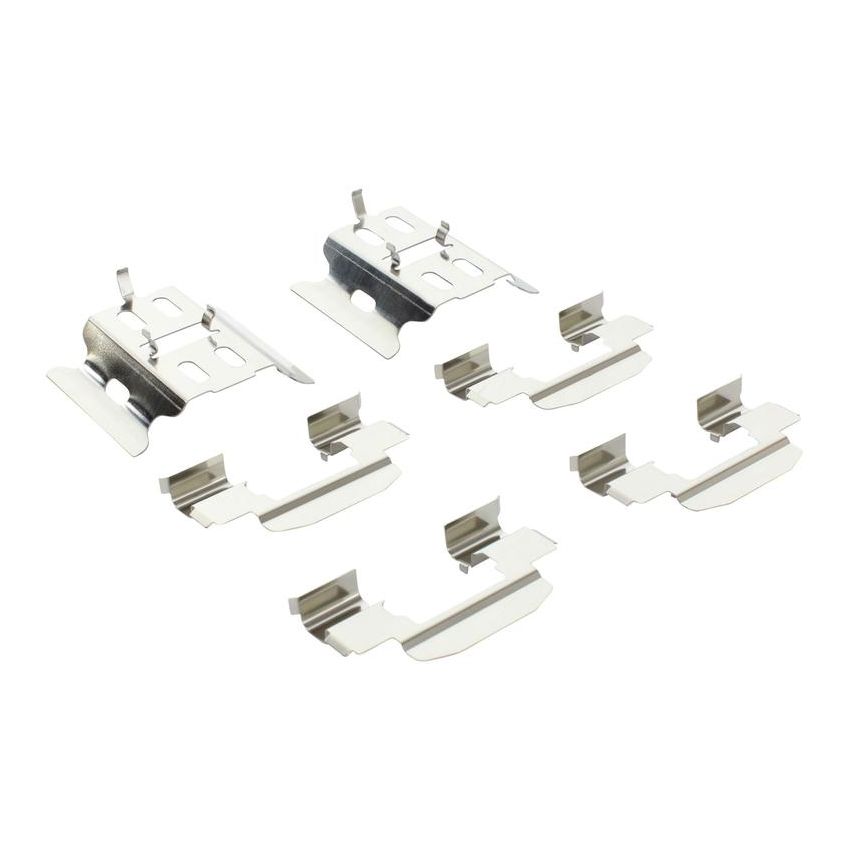 MPA 1001-0729M Quality-Built Premium Semi-Metallic Brake Pads w/ Hardware