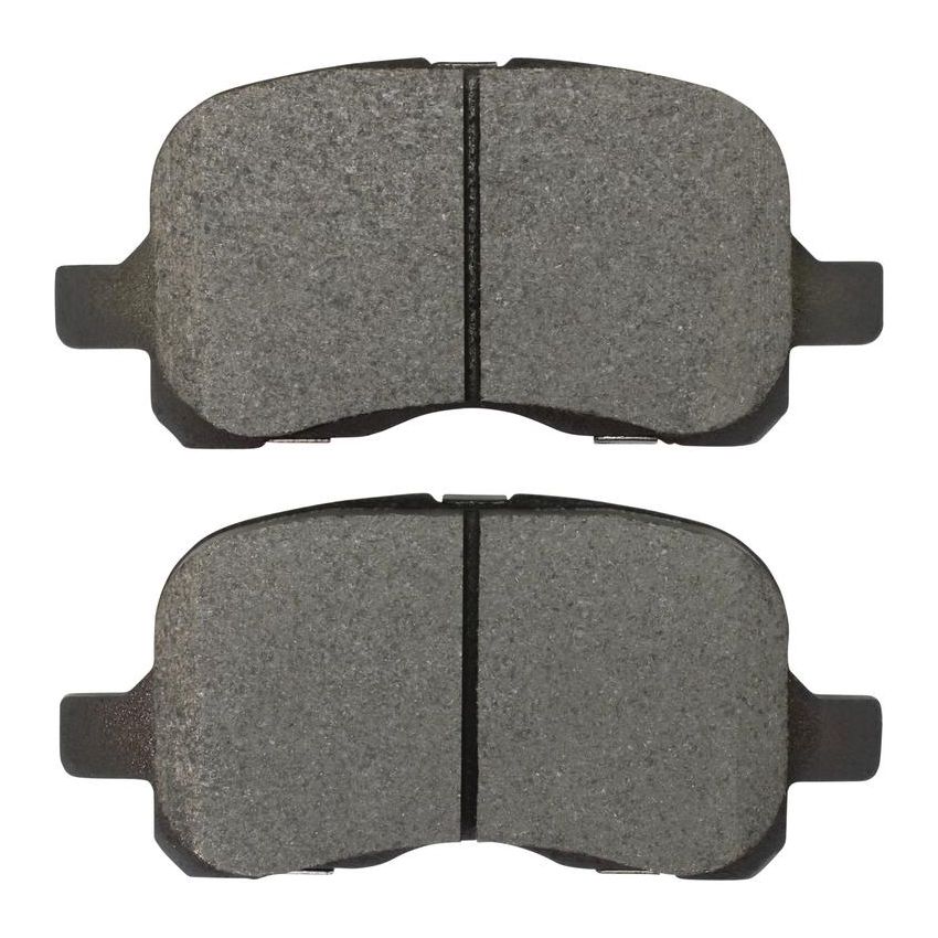 MPA 1001-0741M Quality-Built Premium Semi-Metallic Brake Pads w/ Hardware