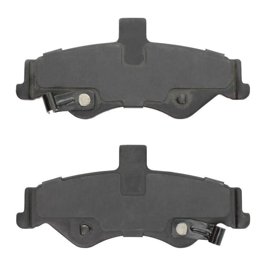 MPA 1001-0750M Quality-Built Premium Semi-Metallic Brake Pads w/ Hardware
