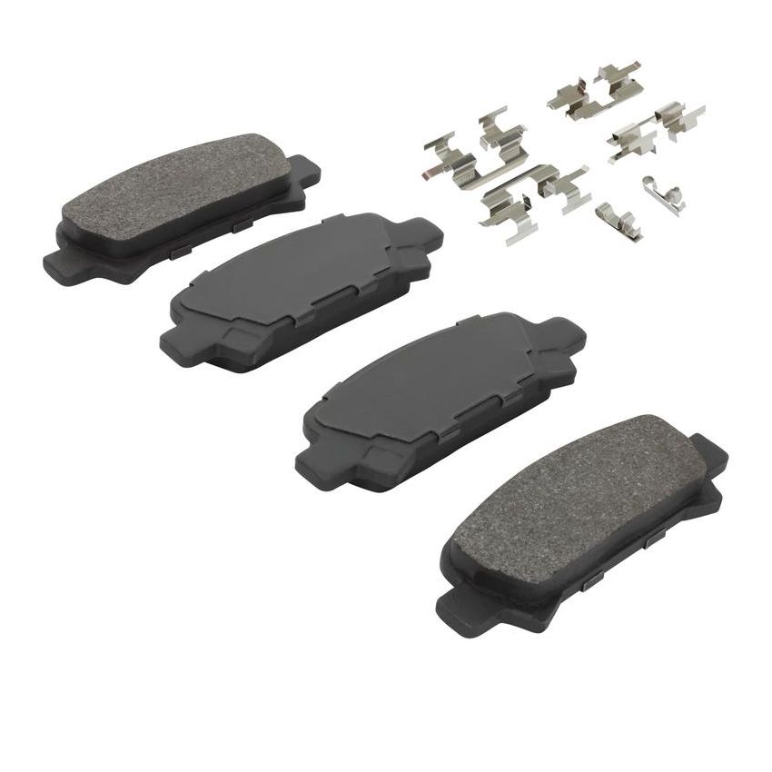 MPA 1001-0770C Quality-Built Premium Ceramic Brake Pads w/ Hardware