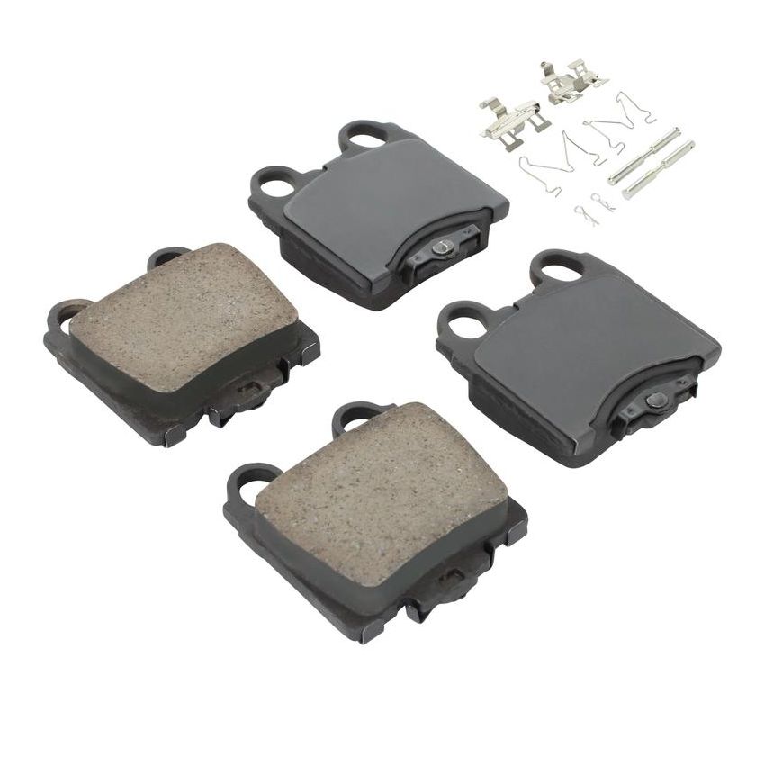 MPA 1001-0771M Quality-Built Premium Semi-Metallic Brake Pads w/ Hardware