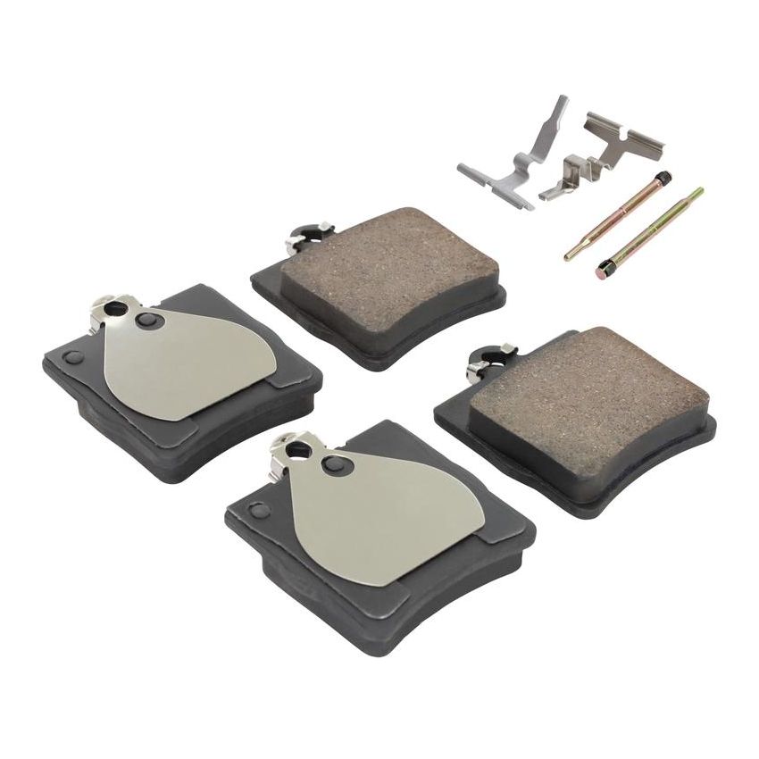 MPA 1001-0779M Quality-Built Premium Semi-Metallic Brake Pads w/ Hardware