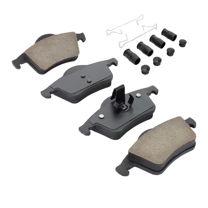MPA 1001-0795M Quality-Built Premium Semi-Metallic Brake Pads w/ Hardware