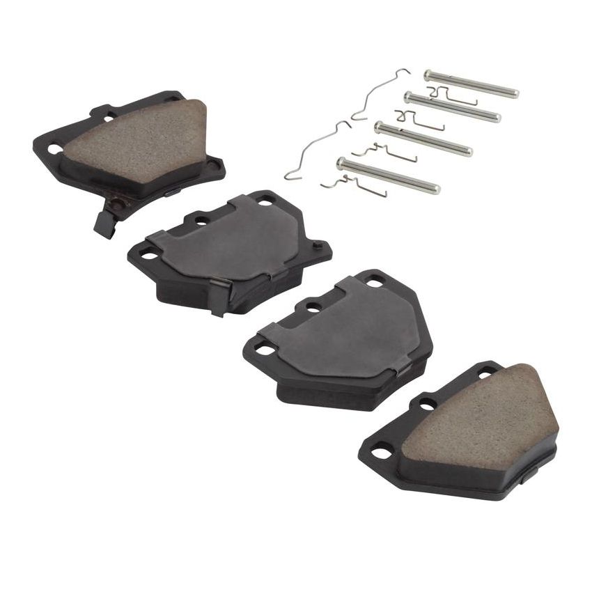 MPA 1001-0823C Quality-Built Premium Ceramic Brake Pads w/ Hardware