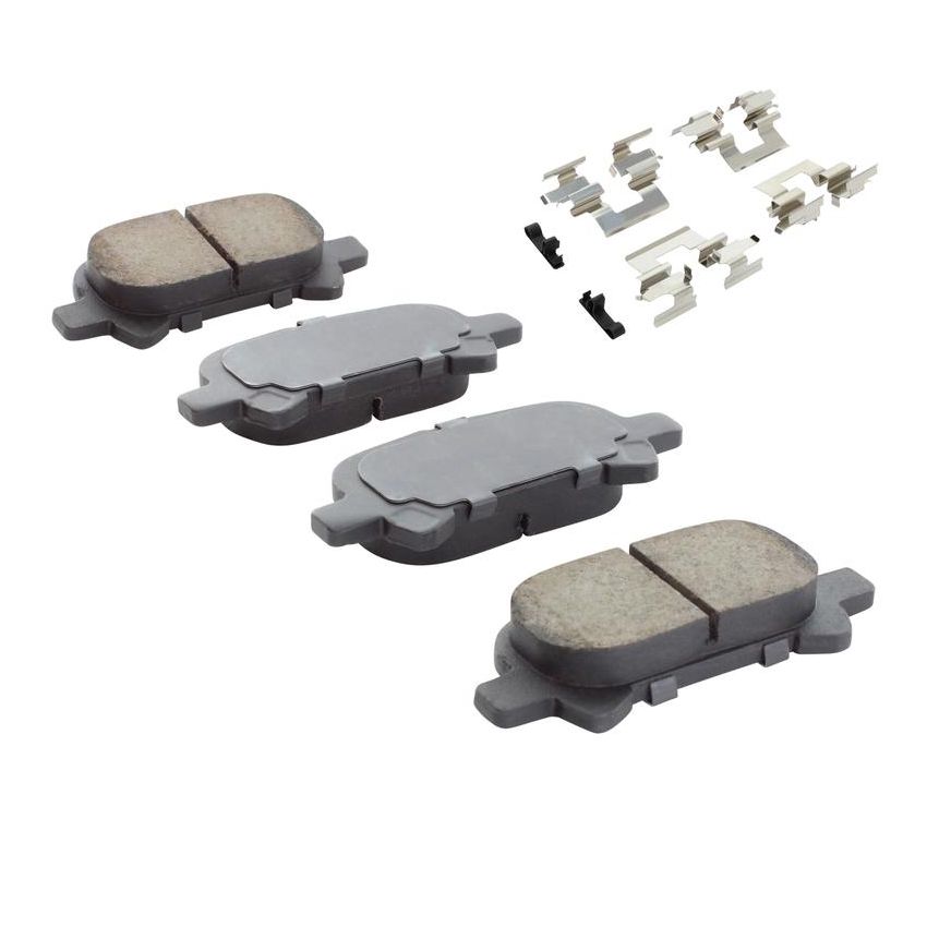 MPA 1001-0828C Quality-Built Premium Ceramic Brake Pads w/ Hardware