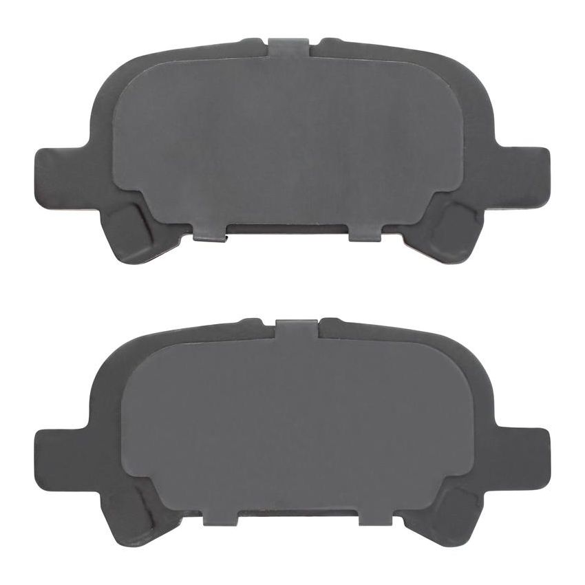MPA 1001-0828M Quality-Built Premium Semi-Metallic Brake Pads w/ Hardware
