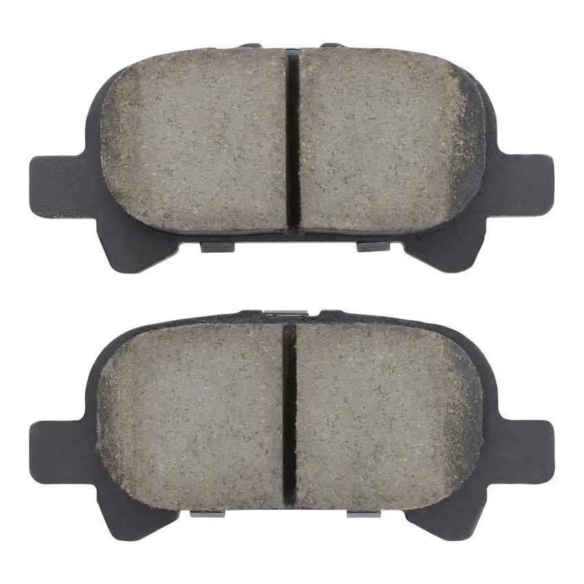 MPA 1001-0828M Quality-Built Premium Semi-Metallic Brake Pads w/ Hardware
