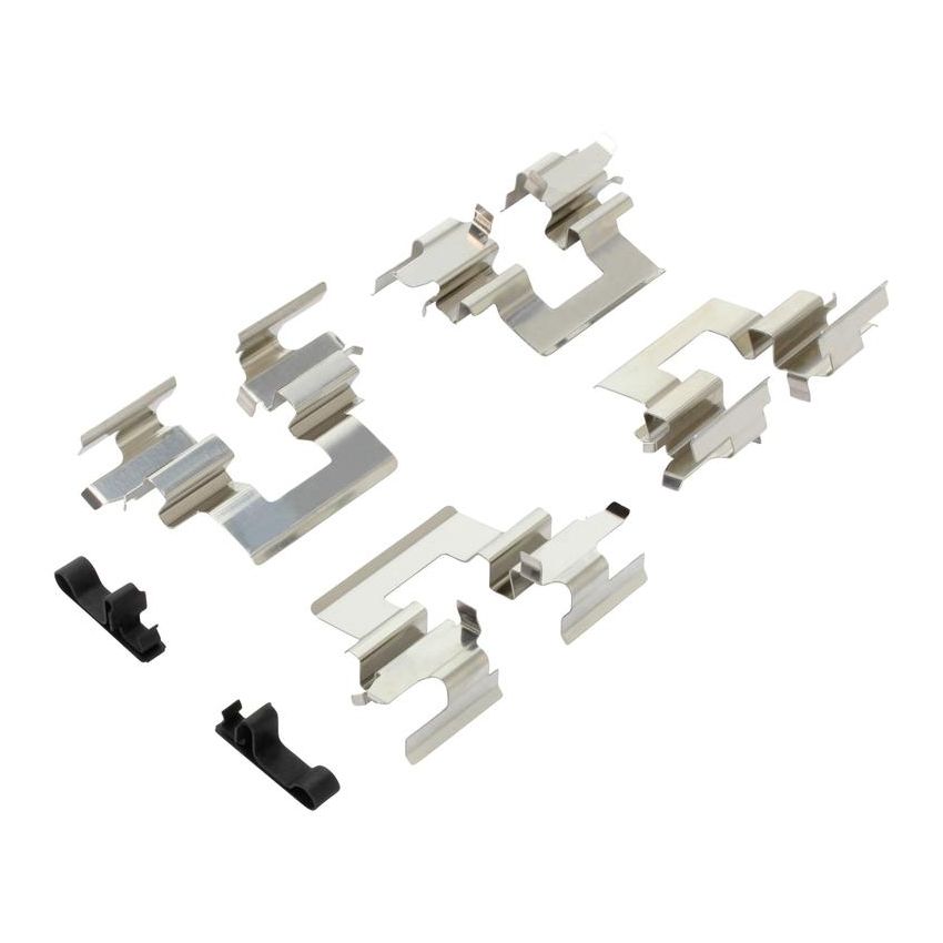 MPA 1001-0828M Quality-Built Premium Semi-Metallic Brake Pads w/ Hardware