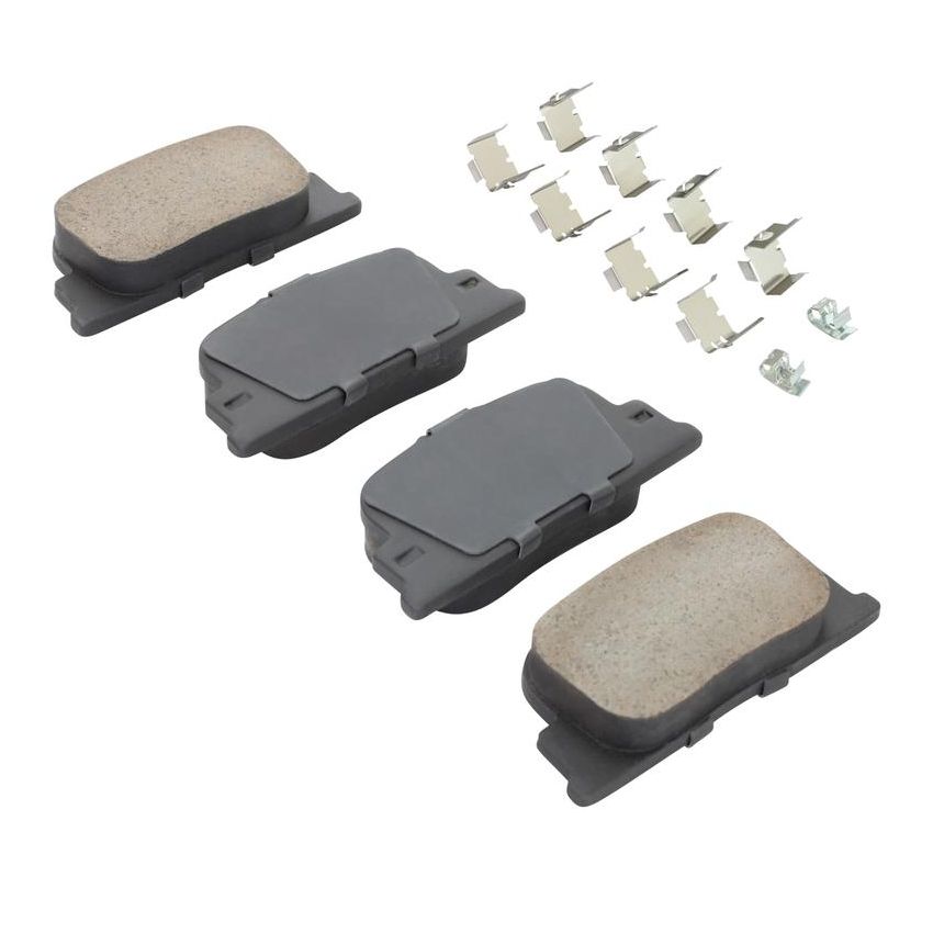 MPA 1001-0835C Quality-Built Premium Ceramic Brake Pads w/ Hardware