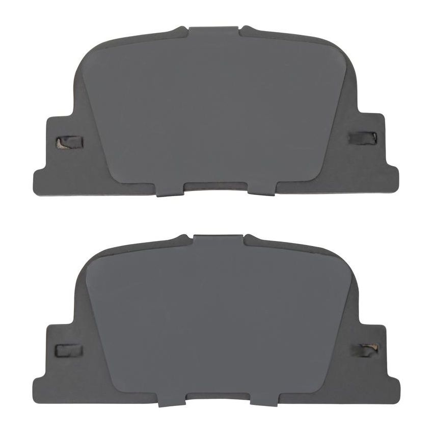MPA 1001-0835M Quality-Built Premium Semi-Metallic Brake Pads w/ Hardware