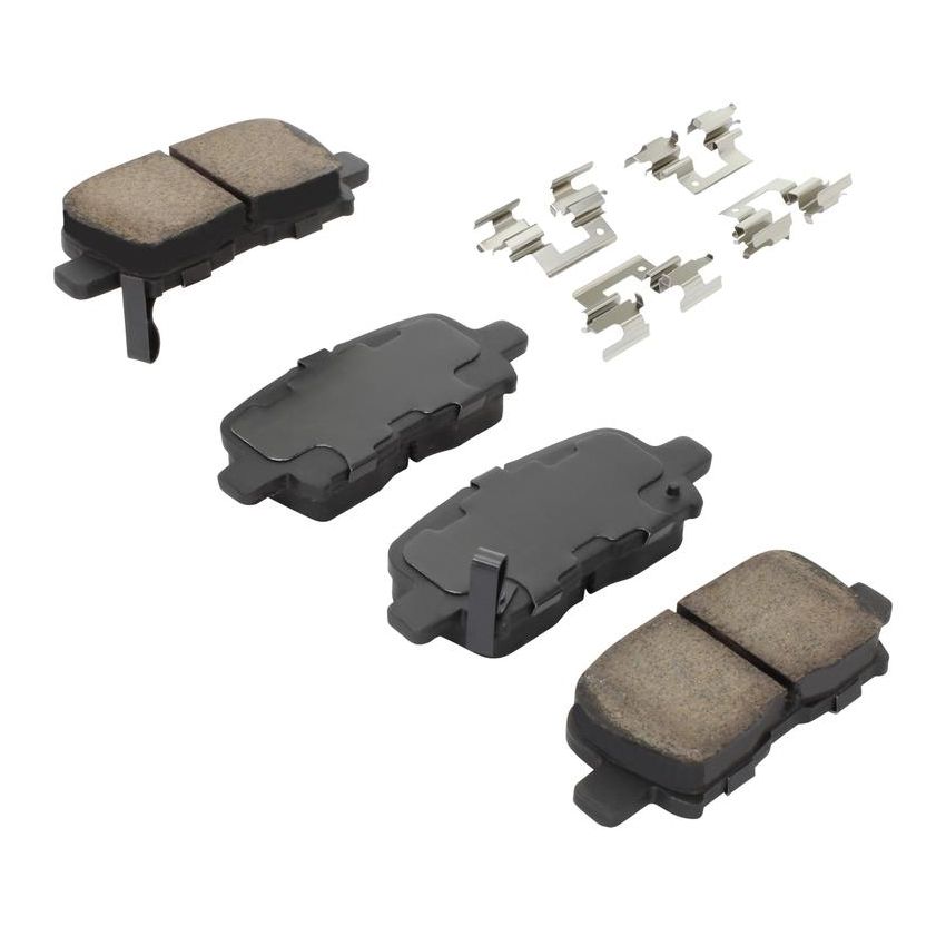MPA 1001-0865C Quality-Built Premium Ceramic Brake Pads w/ Hardware
