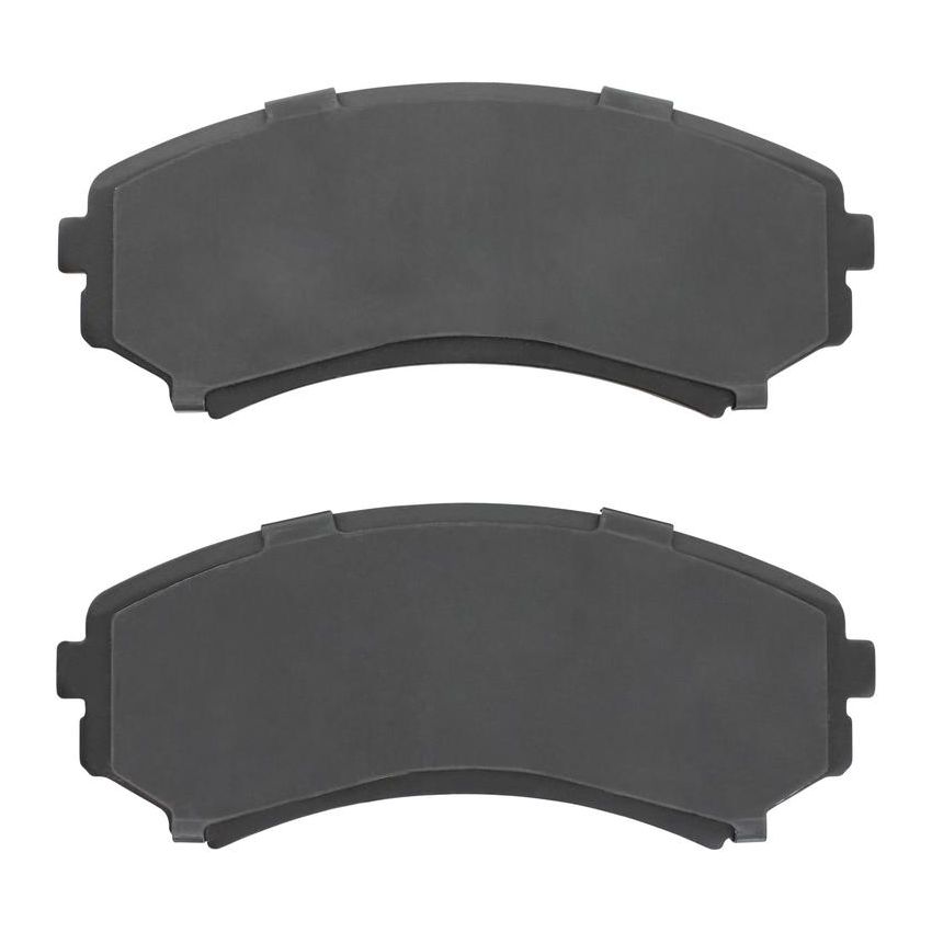 MPA 1001-0867M Quality-Built Premium Semi-Metallic Brake Pads w/ Hardware