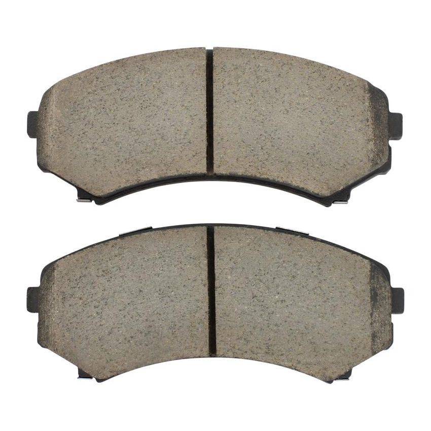 MPA 1001-0867M Quality-Built Premium Semi-Metallic Brake Pads w/ Hardware