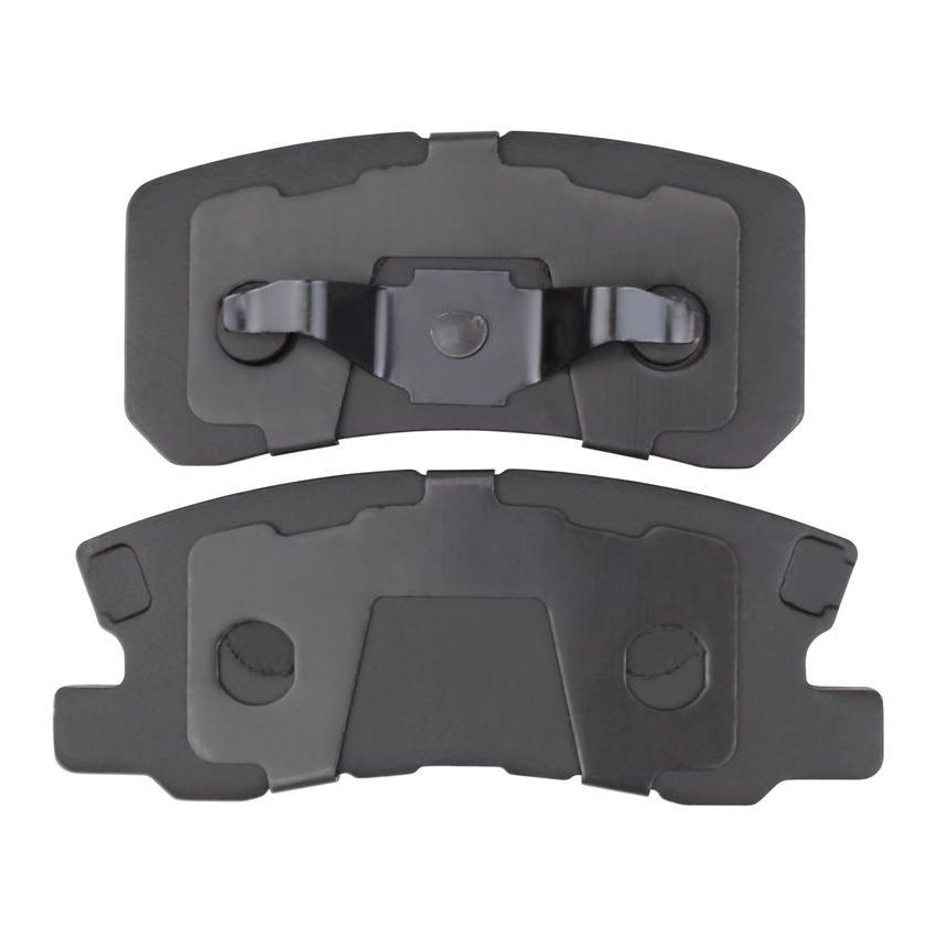 MPA 1001-0868M Quality-Built Premium Semi-Metallic Brake Pads w/ Hardware