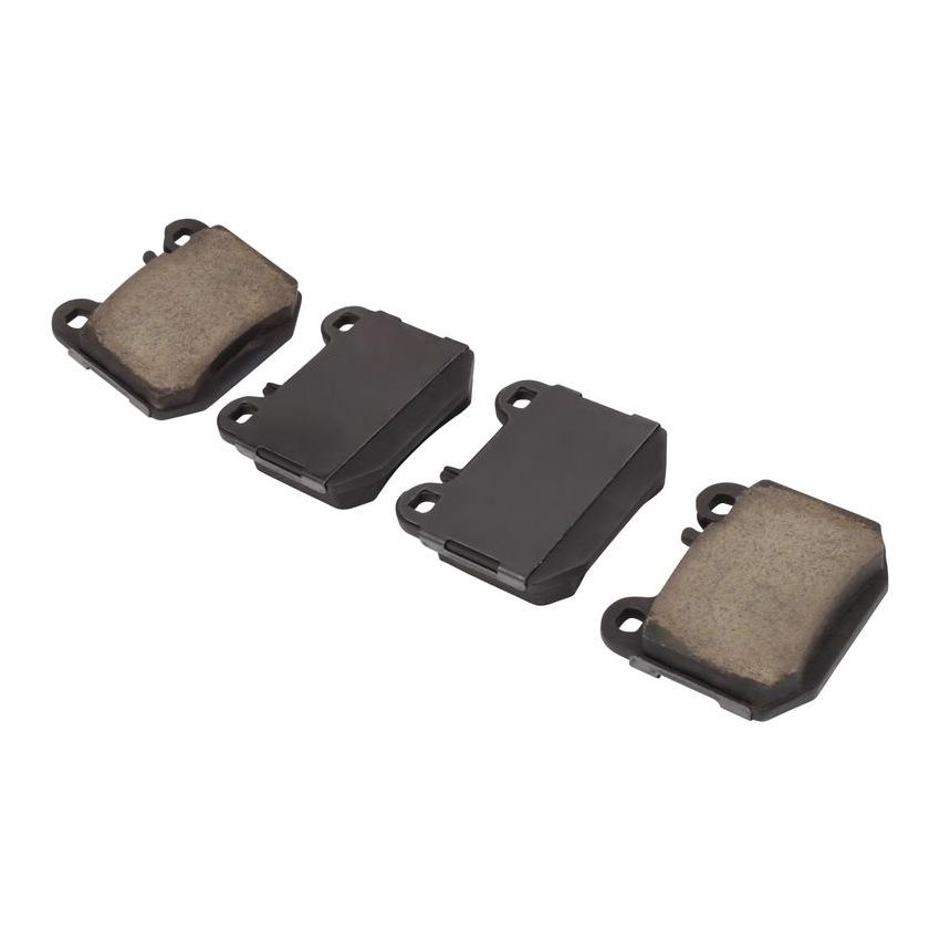 MPA 1001-0874M Quality-Built Premium Semi-Metallic Brake Pads w/ Hardware