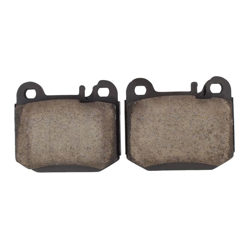 MPA 1001-0874M Quality-Built Premium Semi-Metallic Brake Pads w/ Hardware
