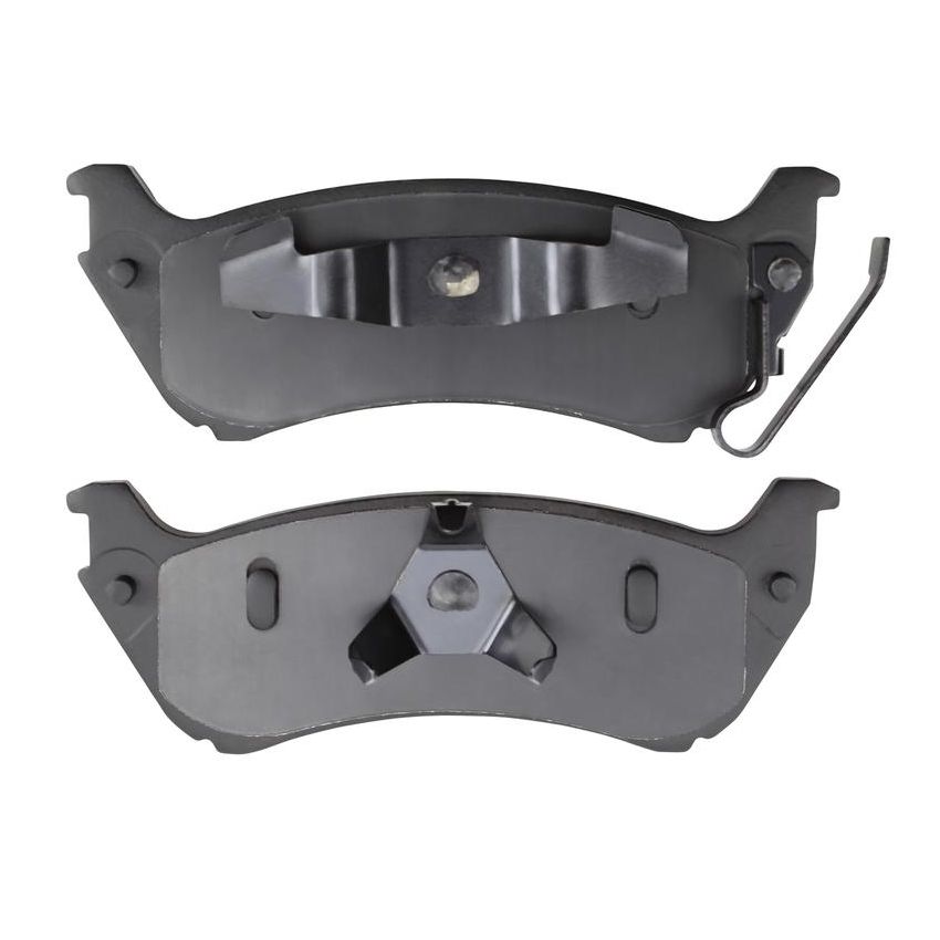 MPA 1001-0875M Quality-Built Premium Semi-Metallic Brake Pads w/ Hardware