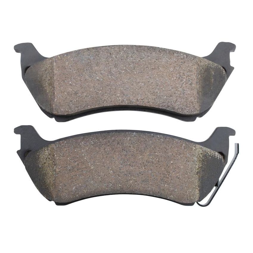 MPA 1001-0875M Quality-Built Premium Semi-Metallic Brake Pads w/ Hardware