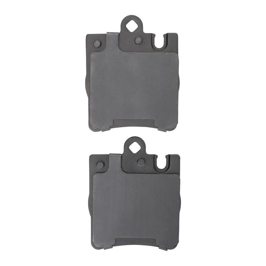 MPA 1001-0876M Quality-Built Premium Semi-Metallic Brake Pads w/ Hardware