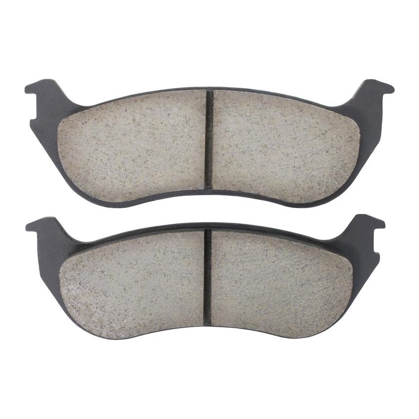 MPA 1001-0881M Quality-Built Premium Semi-Metallic Brake Pads w/ Hardware