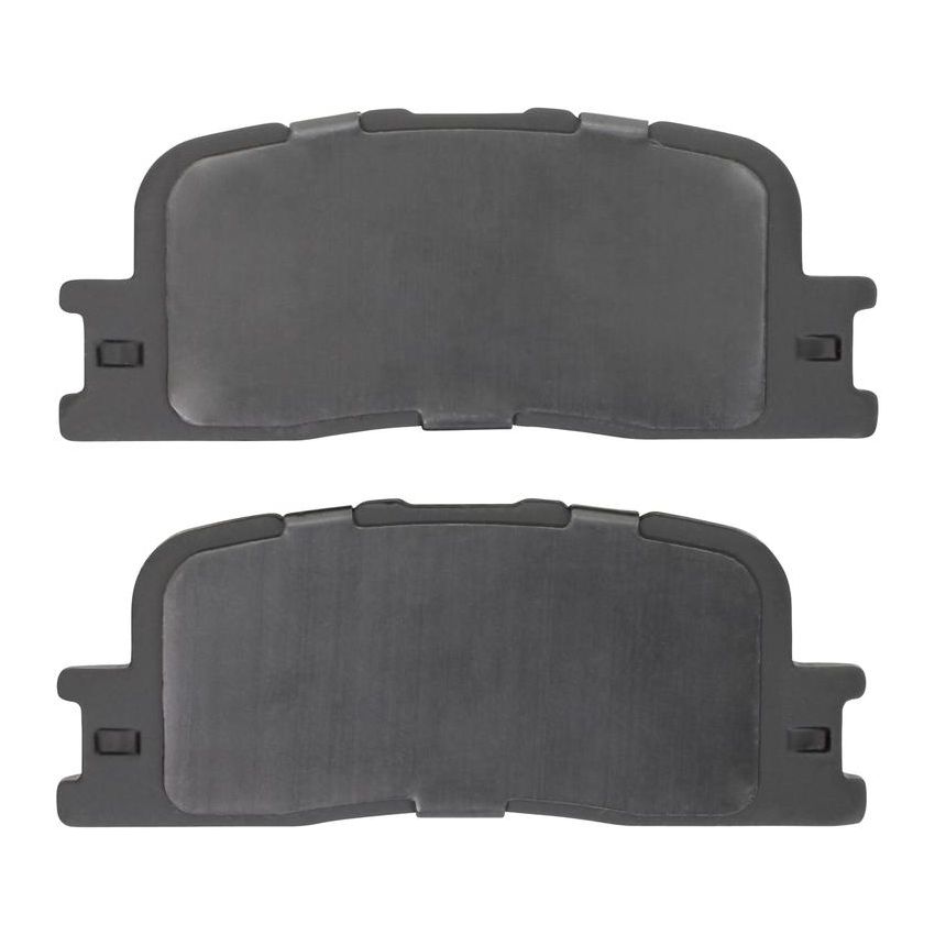 MPA 1001-0885M Quality-Built Premium Semi-Metallic Brake Pads w/ Hardware