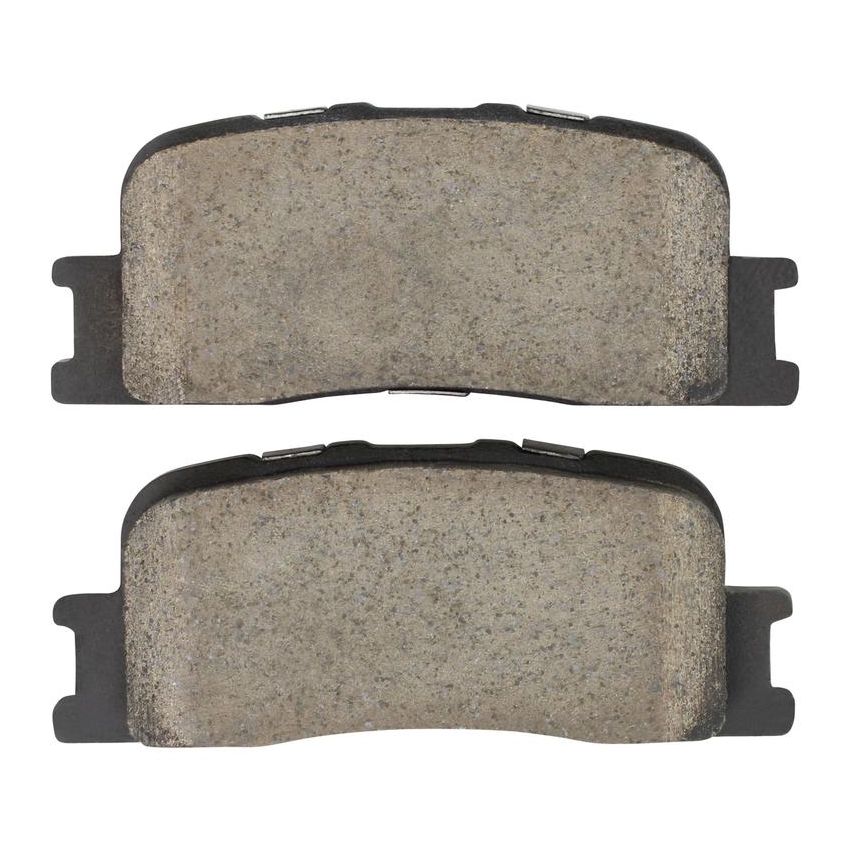 MPA 1001-0885M Quality-Built Premium Semi-Metallic Brake Pads w/ Hardware