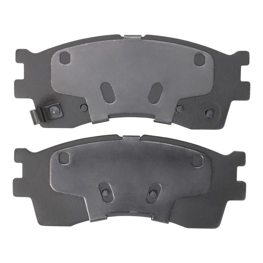 MPA 1001-0889M Quality-Built Premium Semi-Metallic Brake Pads w/ Hardware