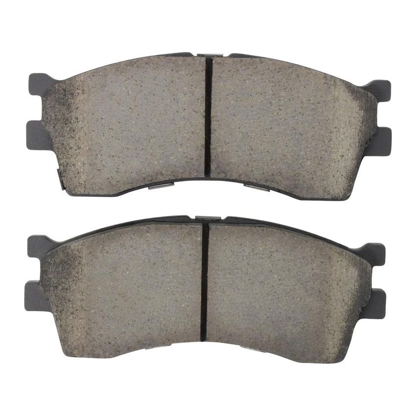 MPA 1001-0889M Quality-Built Premium Semi-Metallic Brake Pads w/ Hardware