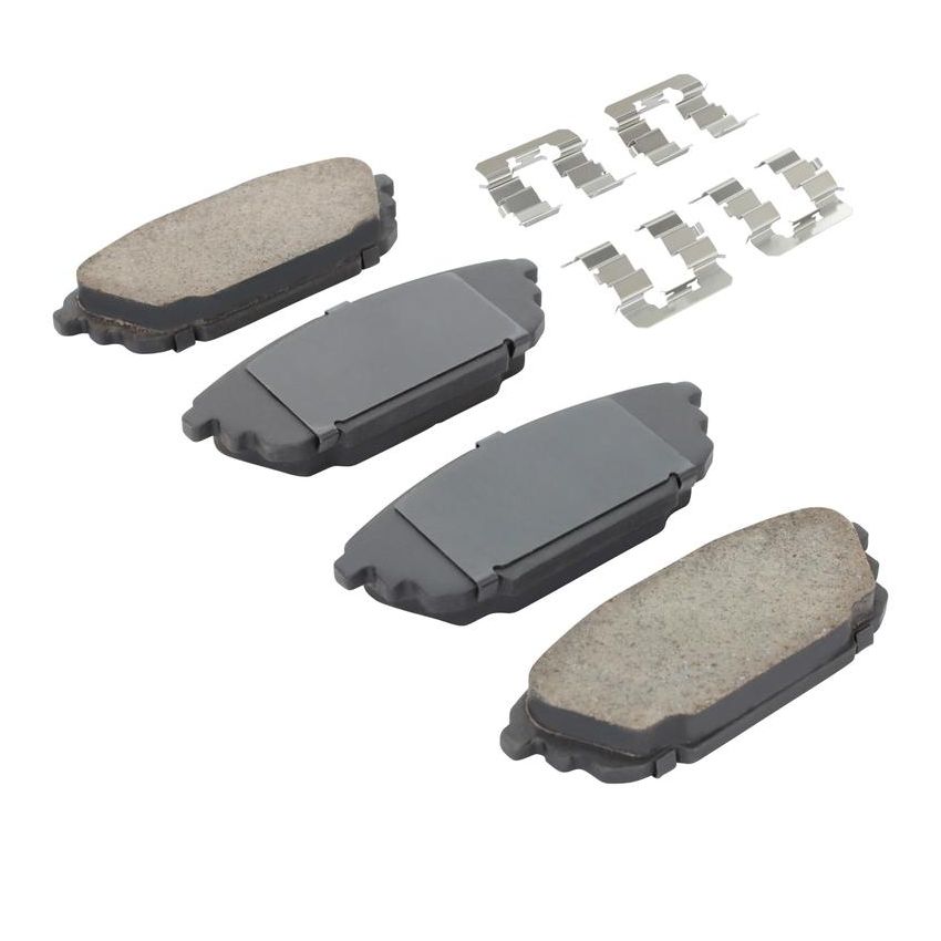 MPA 1001-0892C Quality-Built Premium Ceramic Brake Pads w/ Hardware