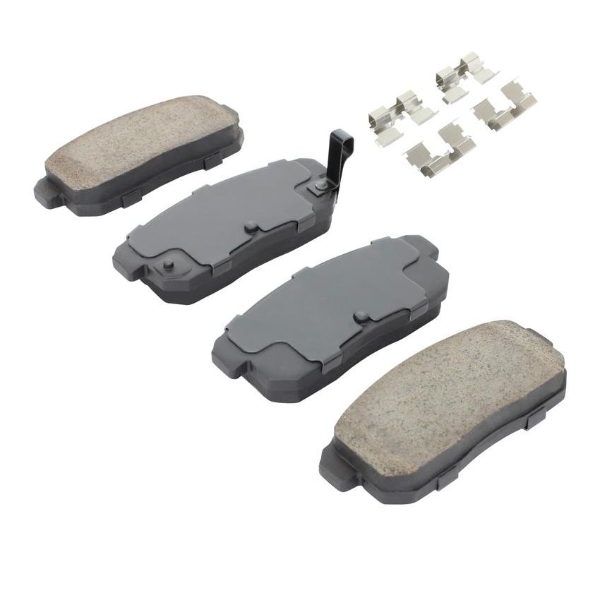 MPA 1001-0900M Quality-Built Premium Semi-Metallic Brake Pads w/ Hardware