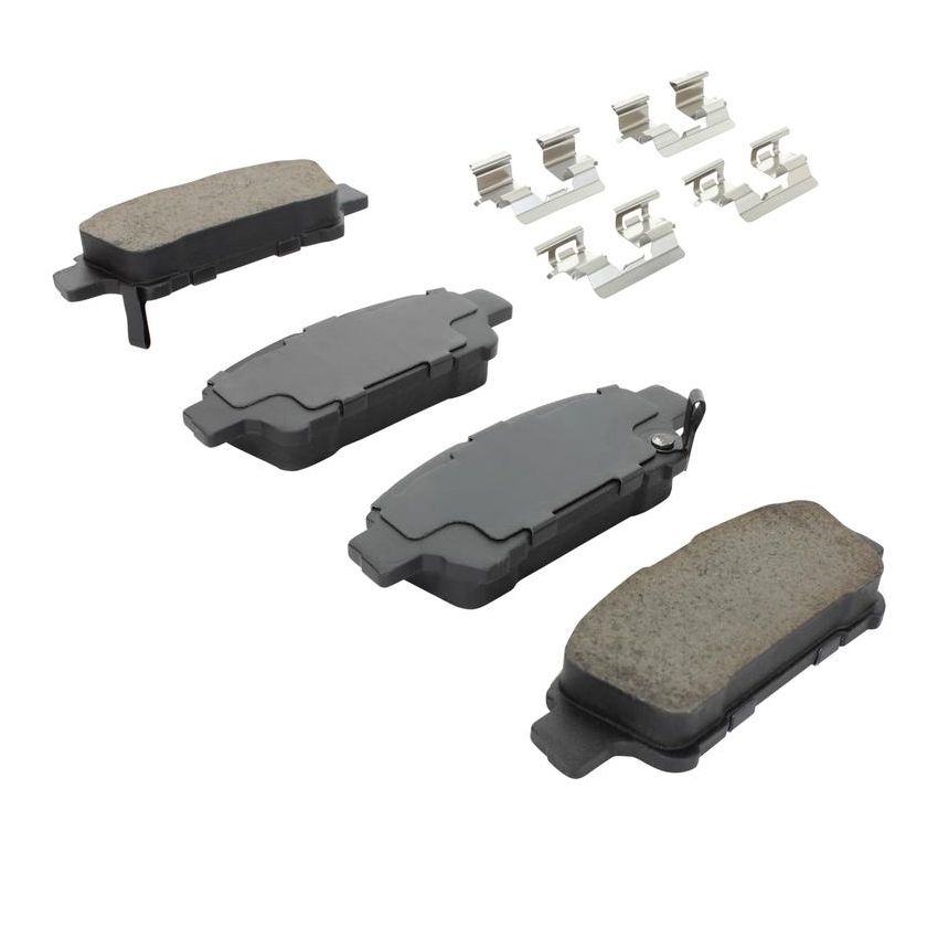 MPA 1001-0995M Quality-Built Premium Semi-Metallic Brake Pads w/ Hardware