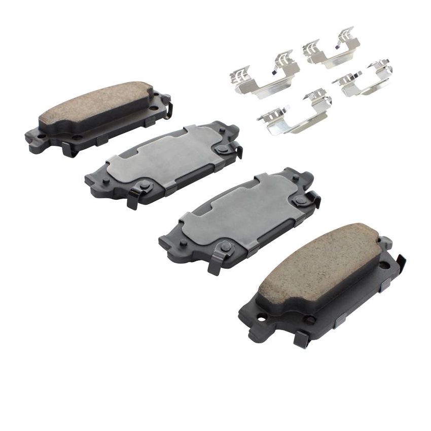 MPA 1001-1020M Quality-Built Premium Semi-Metallic Brake Pads w/ Hardware