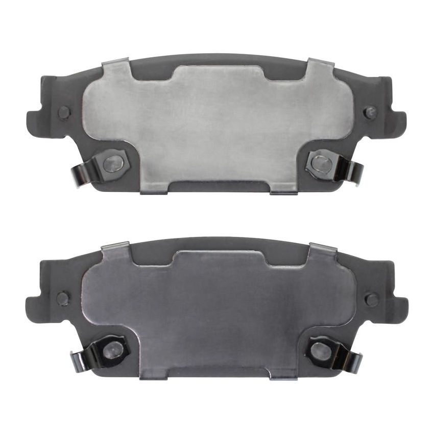 MPA 1001-1020M Quality-Built Premium Semi-Metallic Brake Pads w/ Hardware