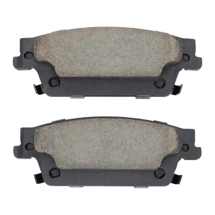 MPA 1001-1020M Quality-Built Premium Semi-Metallic Brake Pads w/ Hardware