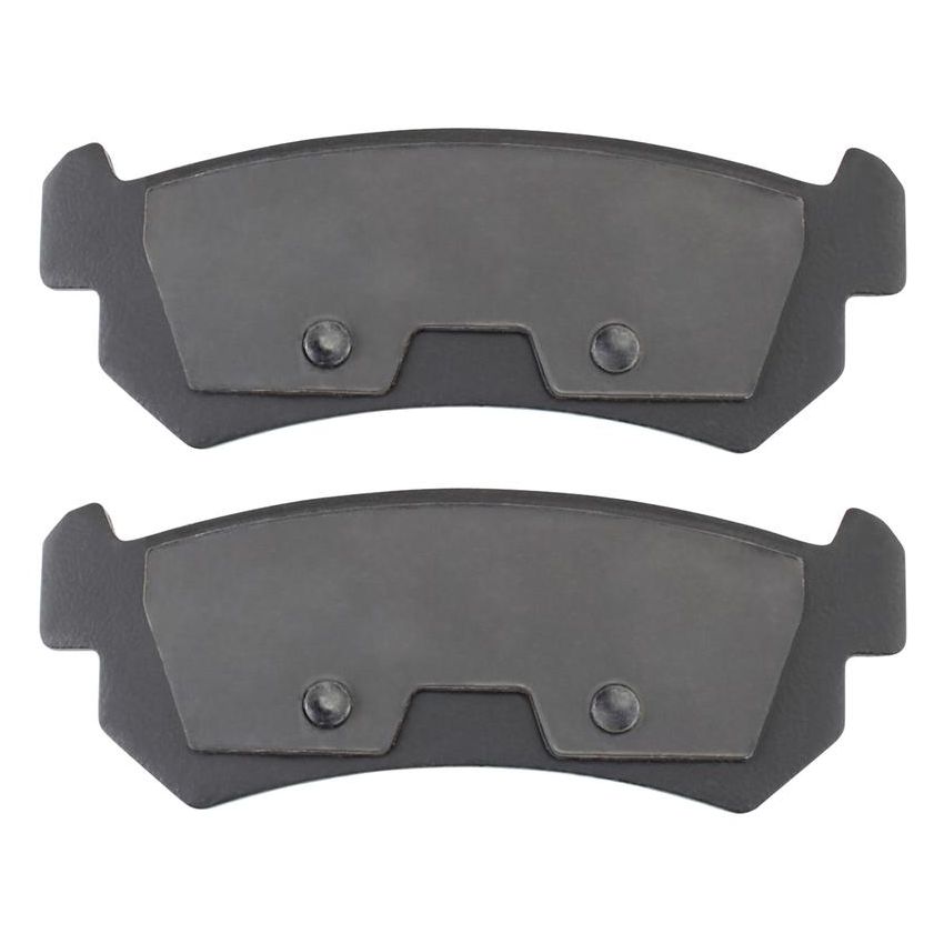 MPA 1001-1036M Quality-Built Premium Semi-Metallic Brake Pads w/ Hardware